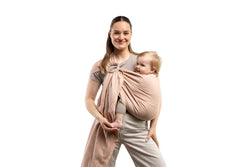 Boba: Linen Ring Sling - Peony