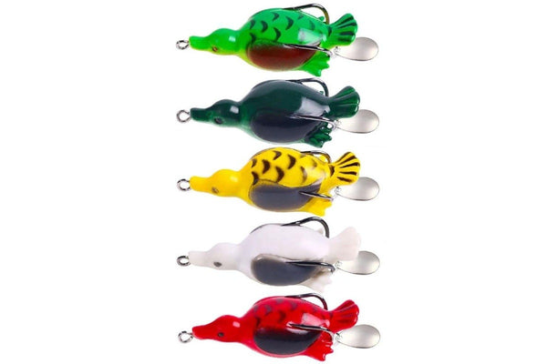 5 Piece Hengjia Fo017 Lua Thunder Brogue Dummy Bait Set Fish Fishing 6.8cm 11.5g