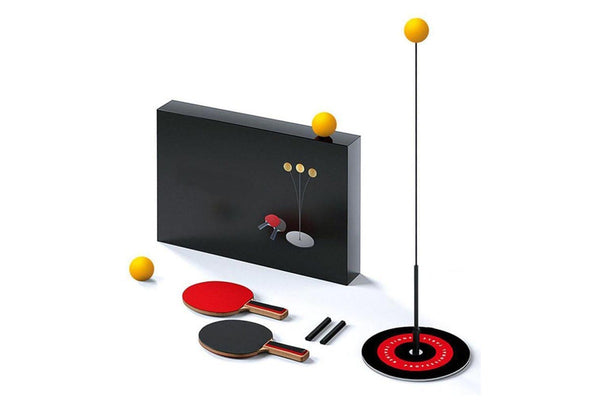 Portable Table Tennis Training Toy Family Ping Pong Indoor Outdoor Games - 1.1M - Set Of 1