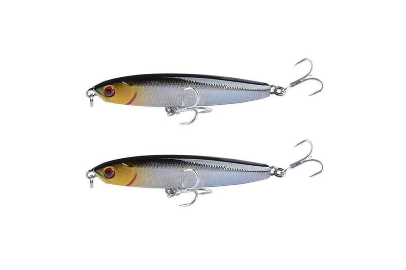 Pack Of 2 Ch79 Sinking Pencil Lures 10.4cm 18g Long Casting Hard Bait