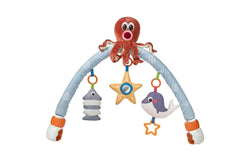 Baby Car Seat Toys Newborn Infant Hanging Music Octopus Rattle Mirror