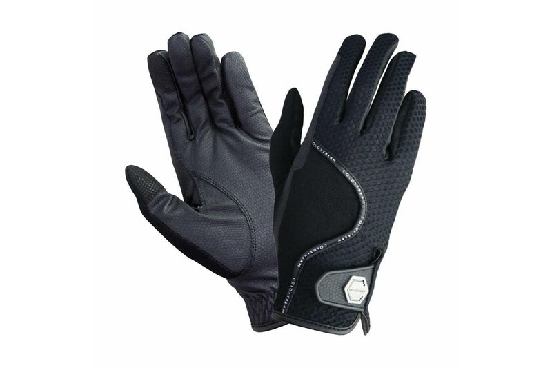 Coldstream Unisex Adult Swinton Combi Mesh Riding Gloves (Black) (XS)