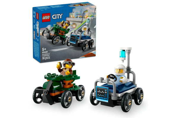 LEGO City: Aeroplane vs. Hospital Bed Race Car Pack - (60459)