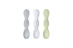 Bumkins: Silicone Dipping Spoon - Taffy Grey (3pk)