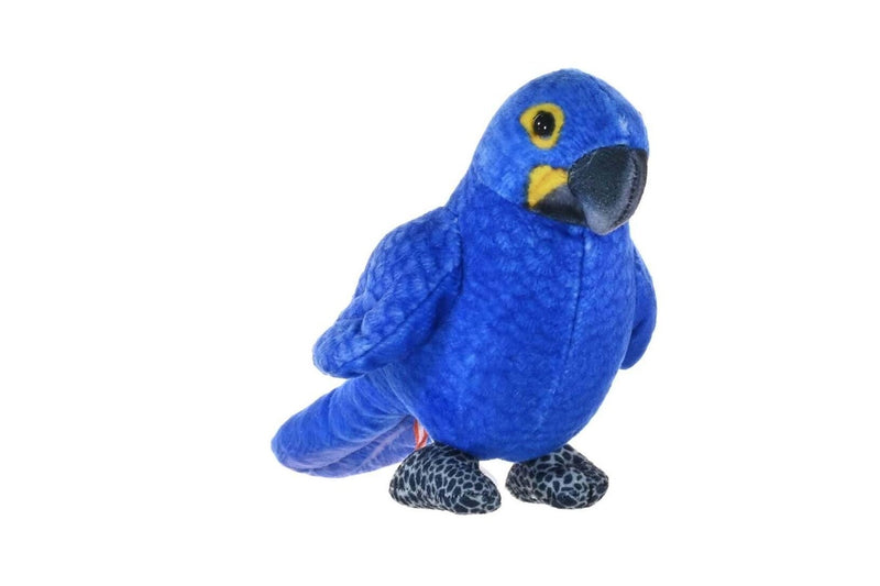 Wild Republic:Rainforest Birds Macaw Hyacinth - 4.5" Plush