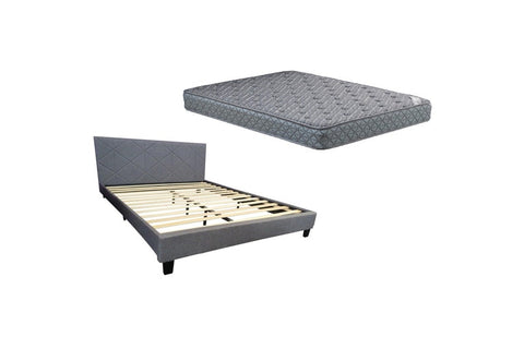 Instock Furniture & Living Queen spring mattress (Firm) & Bed frame bundle combo