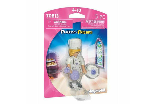 Jointed Figure Playmobil Playmo-friends 70813 Pastry Chef (5 Pcs)