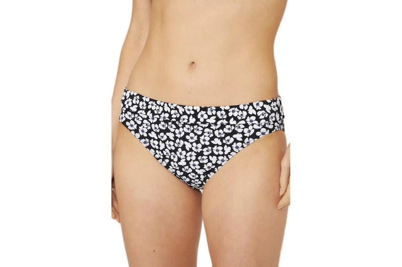 Debenhams Womens/Ladies Ditsy Print Bikini Bottoms (Black) (18 UK)