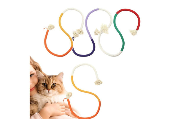 3 Pcs Set Pet Chewing Toys Bite-Resistant Rope Toys for Cat Kitten