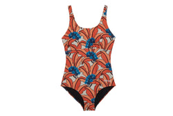 Regatta Womens/Ladies Orla Kiely Tropical One Piece Swimsuit (Orange) (12 UK)