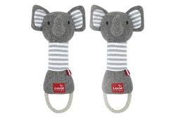 2PK Louie Living Urban Pet Dog Cat Durable Rope Chew Bite Toy Elias the Elephant