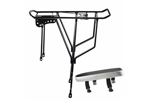 Bicycle Mountain Bike Rear Pannier Rack Carrier with Padding For Lugguage Bags