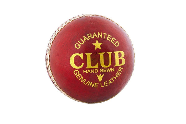 Readers Mens Club Leather Cricket Ball (Red) (One Size)