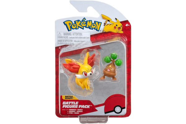 Pokemon Battle Figures Fennekin & Bonsly