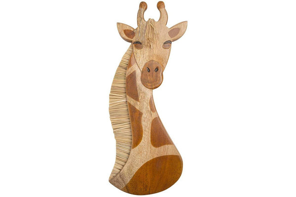 Crane Baby: Wooden Wall Decor - Giraffe