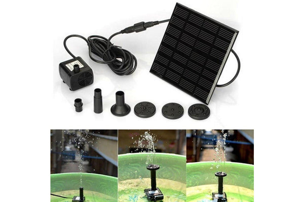 Solar Powered Water Fountain Pump Kit