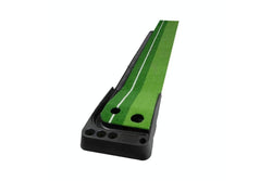 Golf Mini Putting Mat Push Rod Trainer 3M With Auto Ball Return Fairway Green