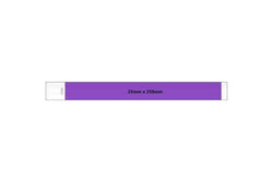 Makero Tyvek Wristband (Pack of 1000) (Purple) (One Size)