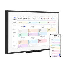WiFi Wall Digital Calendar Planner 15.6 Inch Chore Chart Family Meal Schedule Organiser Electronic HD IPS Display Video Photo Frame Smart Touch Screen