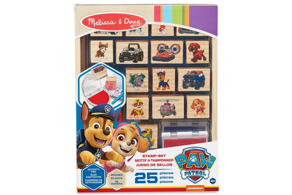 Melissa & Doug: Paw Patrol - Wooden Stamps Activity Set