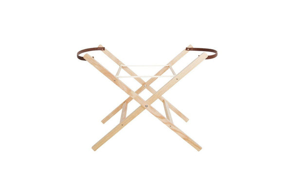 Nestling: Moses Basket Folding Stand - Natural