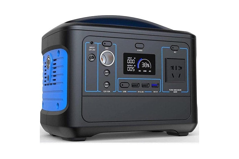 Portable Outdoor Power Station 500W - Solar & Mains Rechargeable