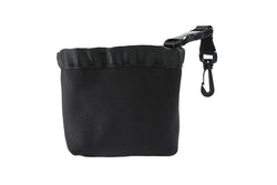 Portable Removable Golf Ball Waterproof Cleaning Bag Black