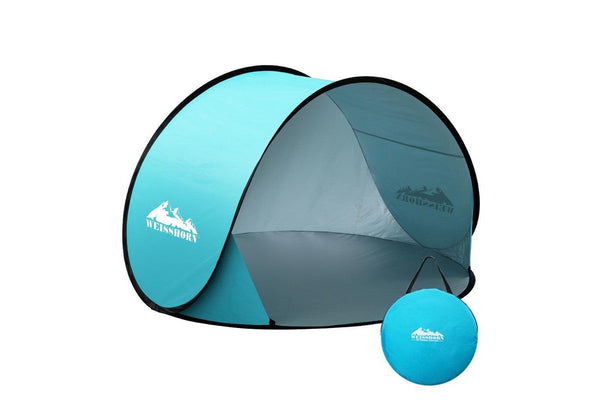 Weisshorn Pop Up Beach Tent Camping Portable Sun Shade Shelter Fishing - One Size