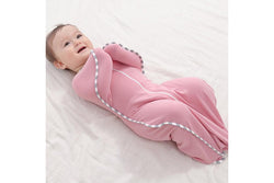 FancyGrab Baby Surrender Sleeping Bag Newborn Swaddle UP Transition Bag Pink