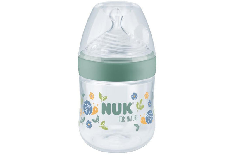 NUK: For Nature PP Bottle with Small Teat - Green (150ml)