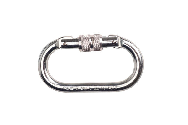 Portwest Screwgate Carabiner (Silver) (One Size)