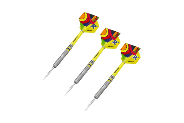 Unicorn Flair Tungsten Darts Set (Pack of 3) (Yellow/Multicoloured) (22g)