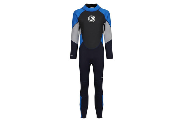 Regatta Mens 3mm Thickness Full Wetsuit (Navy/Oxford Blue/Silver Grey) (M-L)