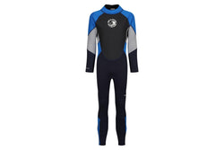 Regatta Mens 3mm Thickness Full Wetsuit (Navy/Oxford Blue/Silver Grey) (L-XL)