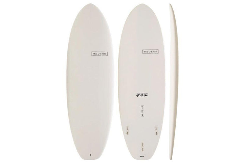 Modern Surfboards - Highline 2.0 - Epoxy Soft - White - 6'9