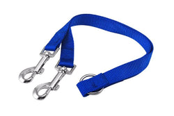 Blue Double Dog Leash Connector Pet Supplies - Blue - Set Of 1