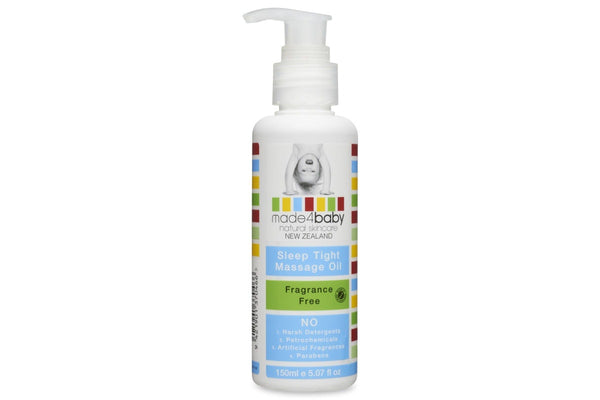 Made4Baby: Sleep Tight Massage Oil - Fragrance Free (150ml)