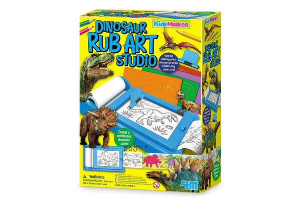 4M: KidzLabs - Dinosaur Rub Art Studio