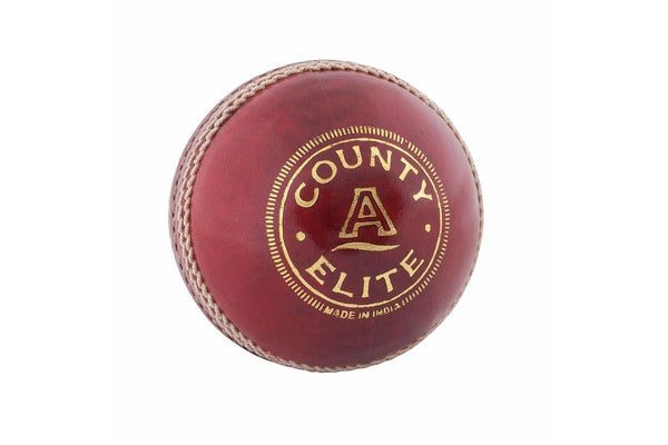 Readers Mens County Elite A Leather Cricket Ball (Red) (One Size)