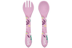 Sassi: Silicone Cutlery Set - Sparkly the Unicorn