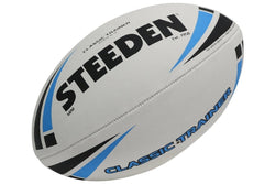 Steeden Classic Trainer Rugby League Ball - White - Mini