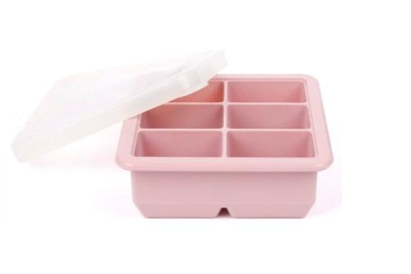 Haakaa: Baby Food and Breast Milk Freezer Tray - 6 Compartments (Blush)