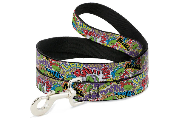 Teenage Mutant Ninja Turtles: Sticker Slaps - Dog Leash (0.5" 6Ft)
