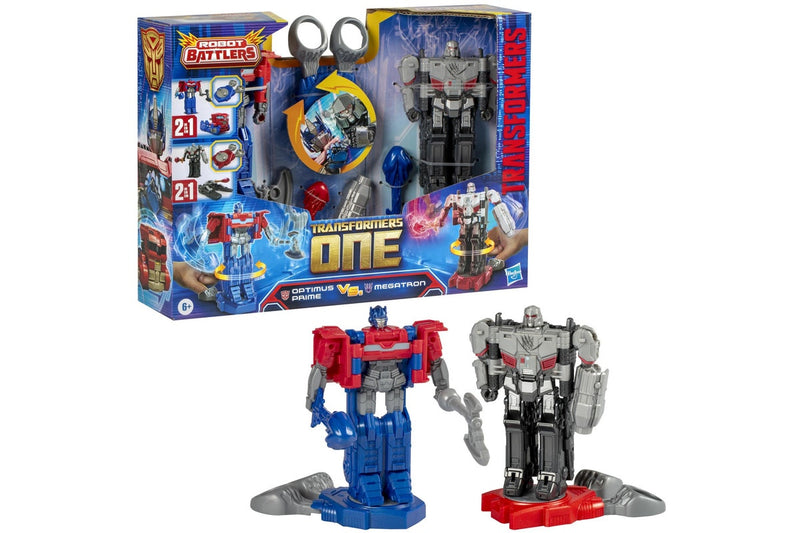 Transformers One: Robot Battlers - Optimus Prime vs. Megatron