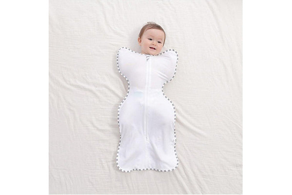 FancyGrab Baby Surrender Sleeping Bag Newborn Swaddle UP Transition Bag White