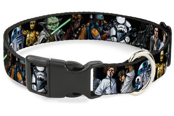 Star Wars: Classic Character Poses - Plastic Clip Collar (1.5" Large)