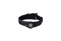 Pet Dog Collar with Airtag Protective Case Black