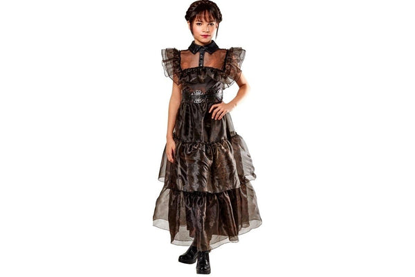 Wednesday (2023): Rave'n - Deluxe Costume (Size: 7-8)