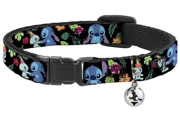 Disney: Stitch Breakaway Cat Collar with Bell - Stitch & Scrump