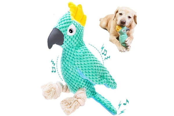 Durable Crinkle Squeaky Stuffed Pet Toys For Small Medium Large Breed